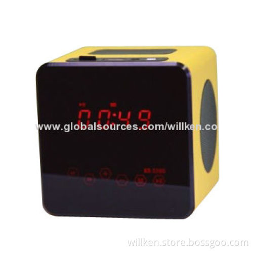Bluetooth Speaker, light touch sensor with wooden box and acrylic panel material